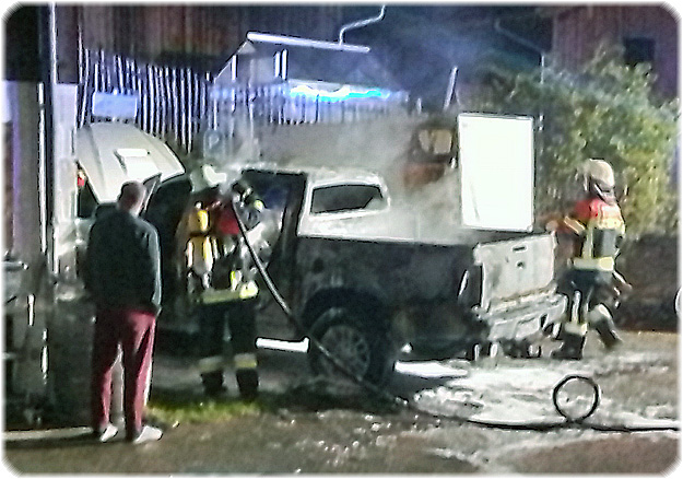 Brandstiftung Pkw Warngau